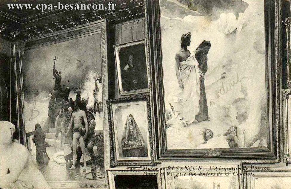731 - Musée de BESANÇON - L Absolution de Poirson - Dante et Virgile aux Enfers de G. Courtois